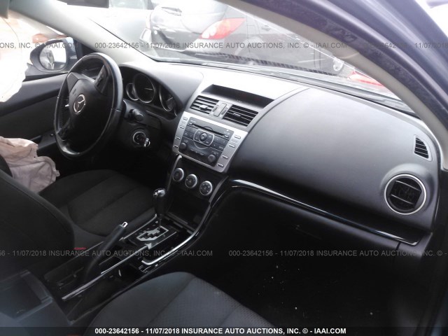 1YVHZ8DH2D5M07215 - 2013 MAZDA 6 TOURING BLUE photo 5