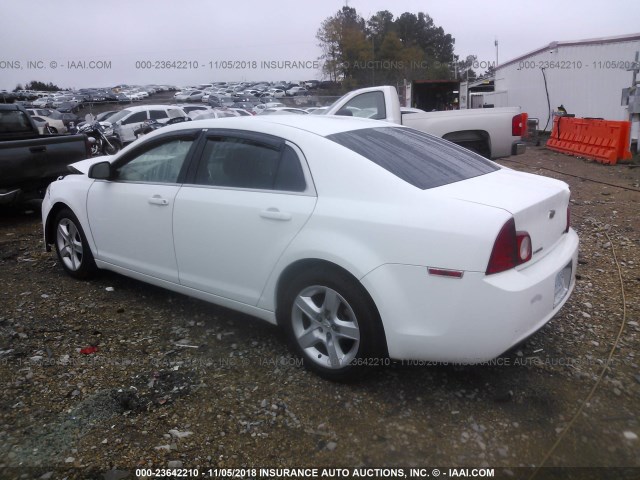 1G1ZA5E09AF190379 - 2010 CHEVROLET MALIBU LS 白色 照片 3