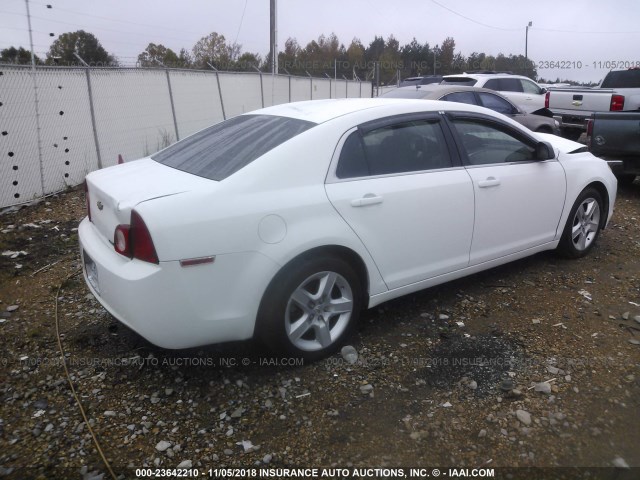 1G1ZA5E09AF190379 - 2010 CHEVROLET MALIBU LS 白色 照片 4