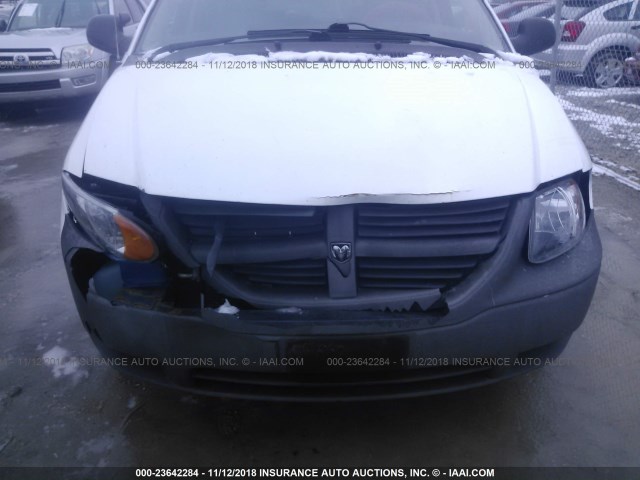 1D4GP24R87B151054 - 2007 DODGE GRAND CARAVAN SE WHITE photo 6