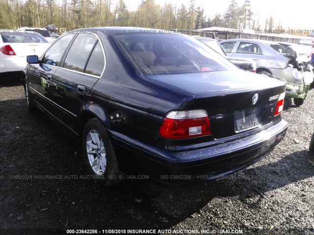 WBADT43443G033302 - 2003 BMW 525 I AUTOMATIC BLUE photo 3