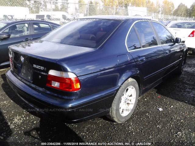 WBADT43443G033302 - 2003 BMW 525 I AUTOMATIC BLUE photo 4