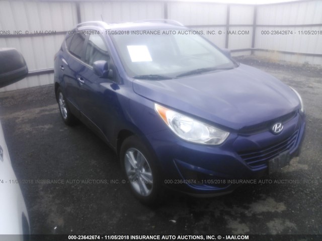 KM8JU3AC6BU148860 - 2011 HYUNDAI TUCSON GLS/LIMITED ლურჯი ფოტო 1