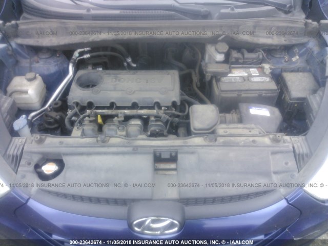 KM8JU3AC6BU148860 - 2011 HYUNDAI TUCSON GLS/LIMITED ლურჯი ფოტო 10