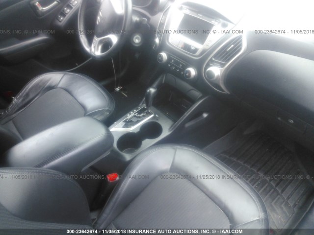 KM8JU3AC6BU148860 - 2011 HYUNDAI TUCSON GLS/LIMITED ლურჯი ფოტო 5