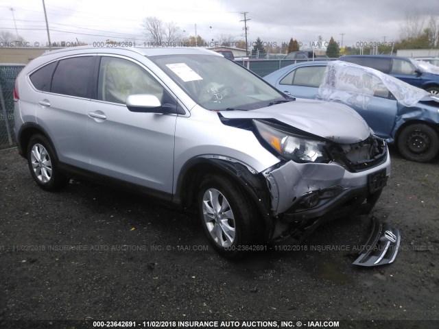 5J6RM4H75CL007964 - 2012 HONDA CR-V EXL SILVER photo 1