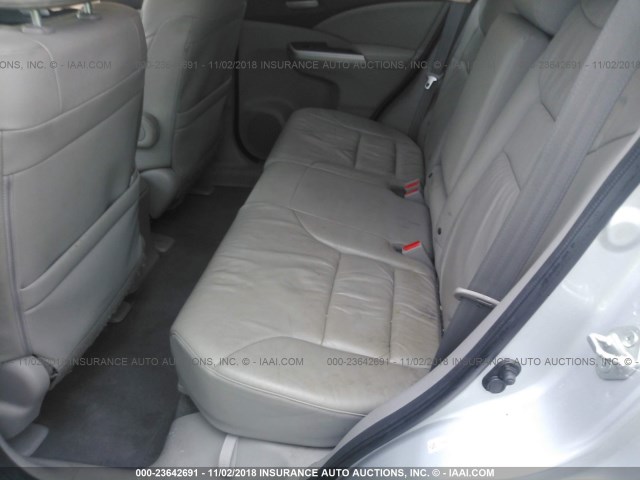 5J6RM4H75CL007964 - 2012 HONDA CR-V EXL SILVER photo 8