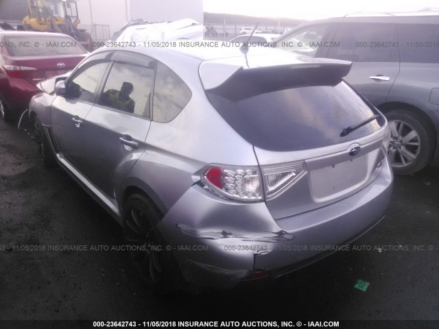 JF1GR8H62CL246164 - 2012 SUBARU IMPREZA WRX STI SILVER photo 3