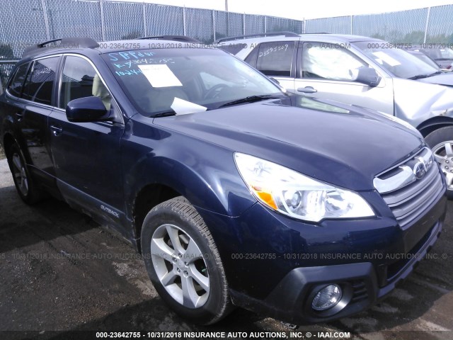 4S4BRBCC5D3248177 - 2013 SUBARU OUTBACK 2.5I PREMIUM Dark Blue photo 1