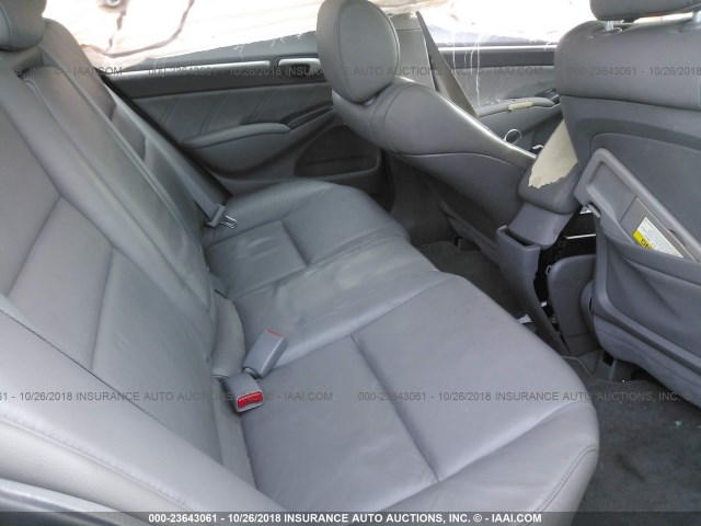 2HGFA16979H508270 - 2009 HONDA CIVIC EXL GRAY photo 8