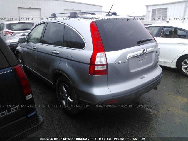 JHLRE38728C016239 - 2008 HONDA CR-V EXL SILVER photo 3