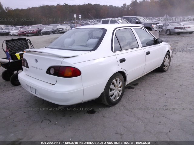 1NXBR12EX2Z569118 - 2002 TOYOTA COROLLA CE/LE/S WHITE photo 4