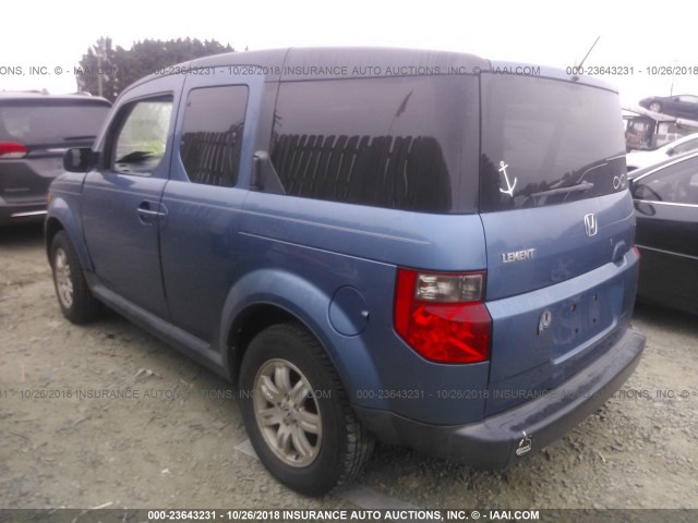 5J6YH18706L009088 - 2006 HONDA ELEMENT EX BLUE photo 3