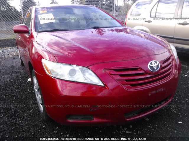 JTNBE46K273101362 - 2007 TOYOTA CAMRY NEW GENERAT CE/LE/XLE/SE RED photo 6