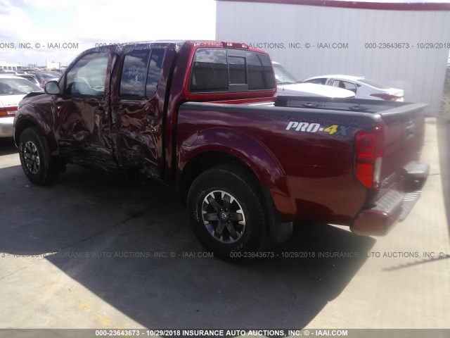 1N6AD0EV4KN701950 - 2019 NISSAN FRONTIER RED photo 3