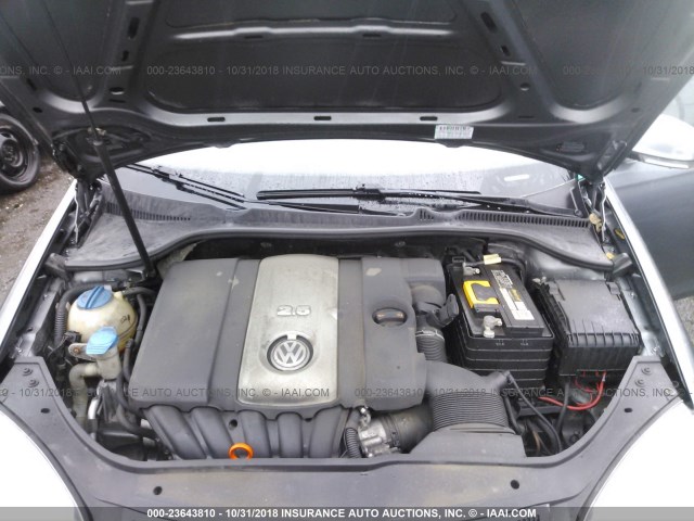 3VWEF71K07M136324 - 2007 VOLKSWAGEN JETTA WOLFSBURG 灰色 照片 10