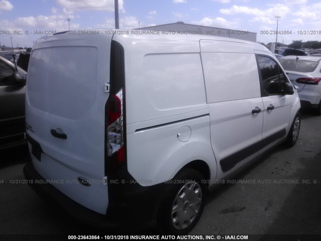 NM0LS7E79G1245824 - 2016 FORD TRANSIT CONNECT XL WHITE photo 4