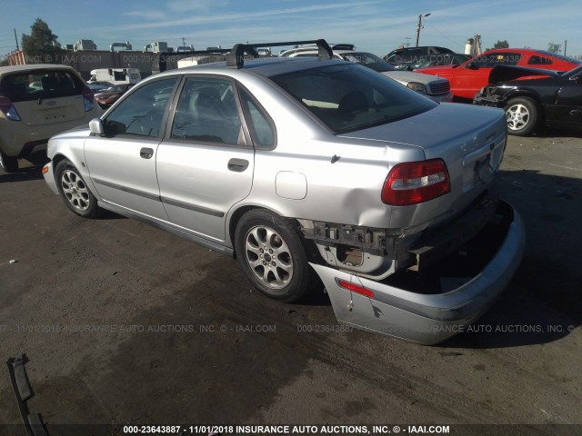 YV1VS29511F649793 - 2001 VOLVO S40 1.9T SILVER photo 3