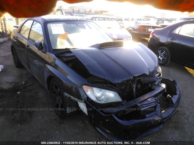 JF1GD79656G526116 - 2006 SUBARU IMPREZA WRX/LIMITED BLACK photo 1