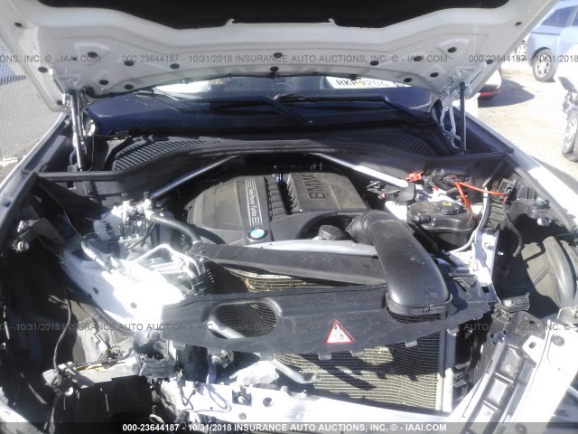 5UXKR0C52F0K66360 - 2015 BMW X5 XDRIVE35I WHITE photo 10
