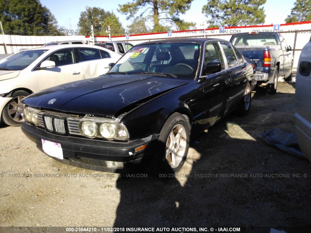 WBAHD2312NBF73999 - 1992 BMW 535 I AUTOMATIC BLACK photo 2