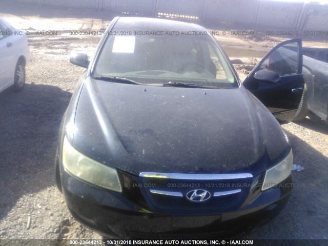 5NPEU46F87H209190 - 2007 HYUNDAI SONATA SE/LIMITED BLACK photo 6