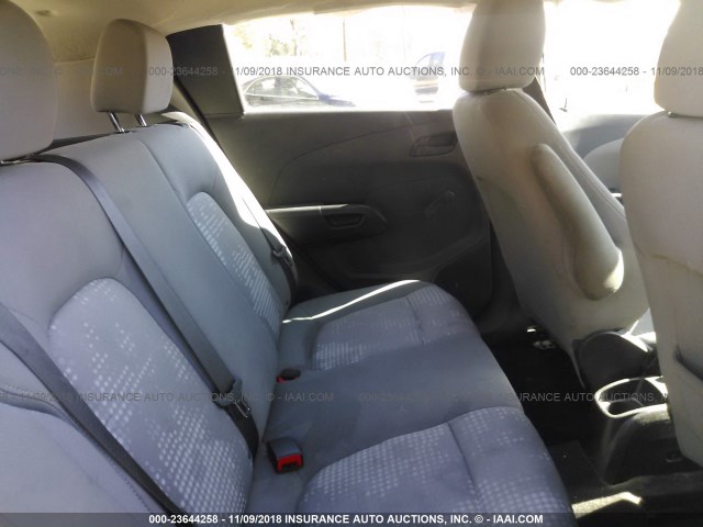 1G1JA6SG3G4148900 - 2016 CHEVROLET SONIC LS 灰色 照片 8