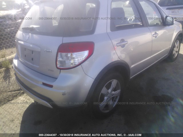 JS2YB5A30C6308716 - 2012 SUZUKI SX4 SILVER photo 4