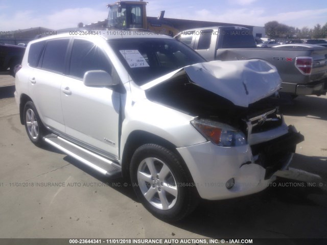 JTMZD31V785095050 - 2008 TOYOTA RAV4 LIMITED WHITE photo 1