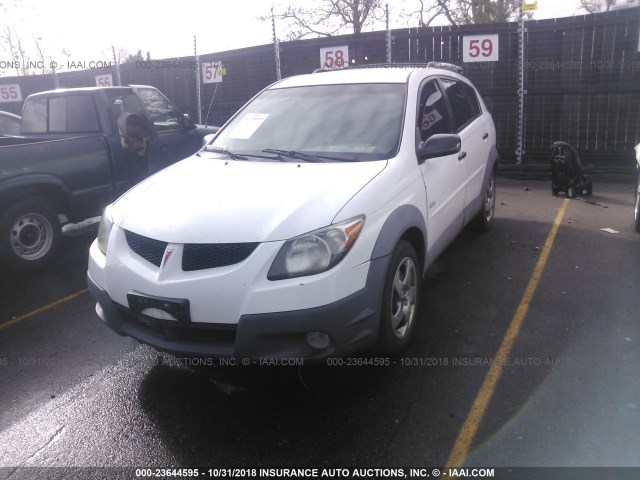 5Y2SL62863Z404958 - 2003 PONTIAC VIBE WHITE photo 2