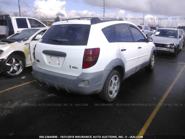 5Y2SL62863Z404958 - 2003 PONTIAC VIBE WHITE photo 4