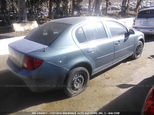 1G1AD5F58A7231674 - 2010 CHEVROLET COBALT 1LT BLUE photo 4