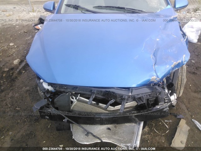 KMHD74LF2JU648109 - 2018 HYUNDAI ELANTRA SE BLUE photo 6