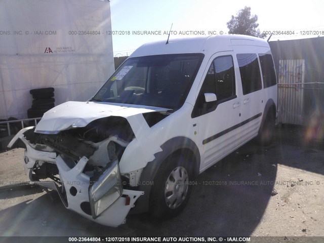 NM0KS9CN5BT070865 - 2011 FORD TRANSIT CONNECT XLT PREMIUM WHITE photo 2