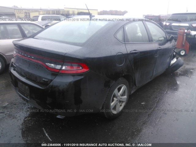 1C3CDFBB1FD212320 - 2015 DODGE DART SXT BLACK photo 4