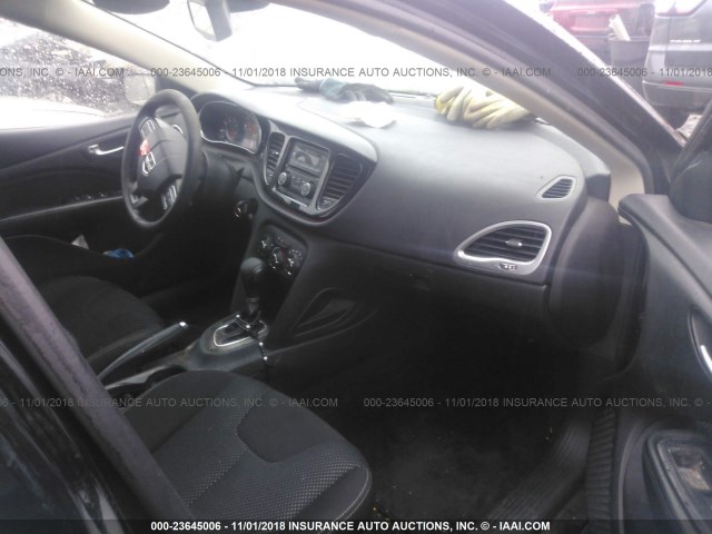 1C3CDFBB1FD212320 - 2015 DODGE DART SXT BLACK photo 5