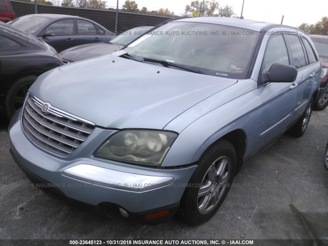 2C4GF684X5R234375 - 2005 CHRYSLER PACIFICA TOURING Light Blue photo 2