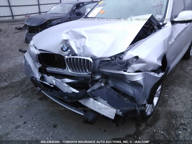 5UXWX7C5XE0E79252 - 2014 BMW X3 XDRIVE35I SILVER photo 6