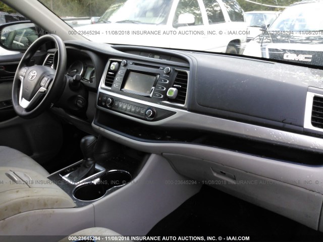 5TDZKRFH9FS081802 - 2015 TOYOTA HIGHLANDER LE/LE PLUS BLUE photo 5