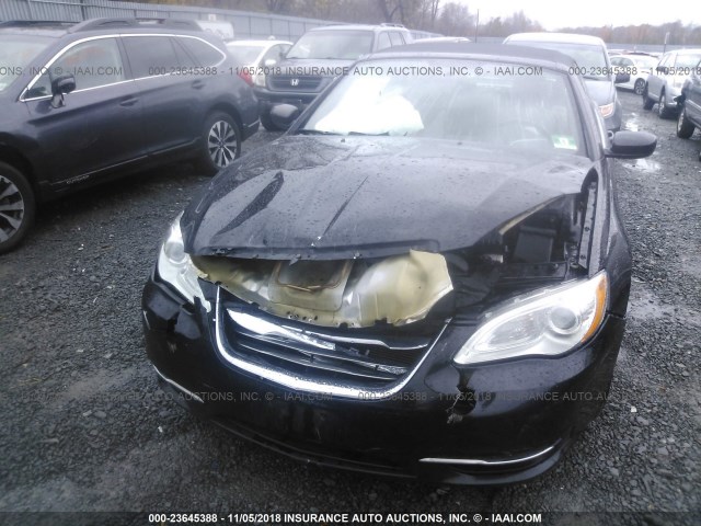 1C3BCBEB6CN249176 - 2012 CHRYSLER 200 TOURING BLACK photo 6