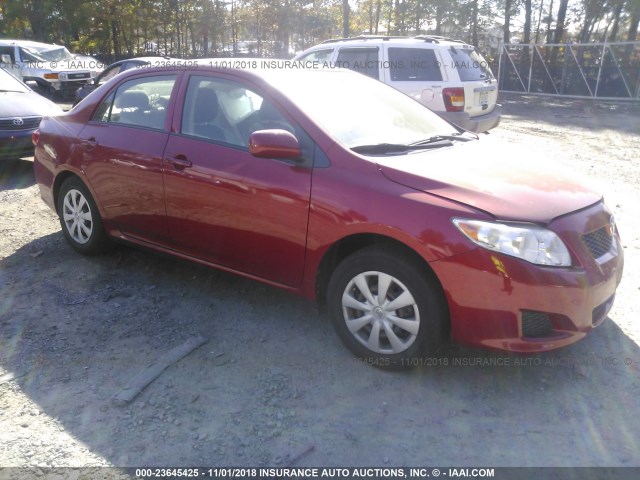 JTDBU4EE6AJ074835 - 2010 TOYOTA COROLLA S/LE/XLE RED photo 1