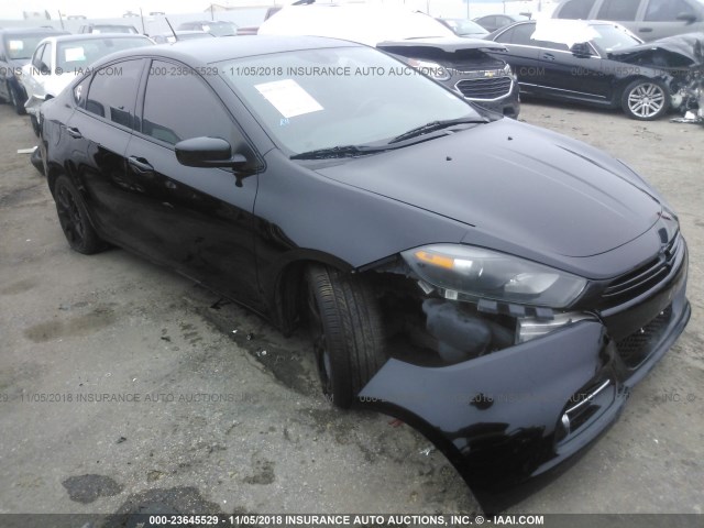 1C3CDFBB6ED677044 - 2014 DODGE DART SXT BLACK photo 1