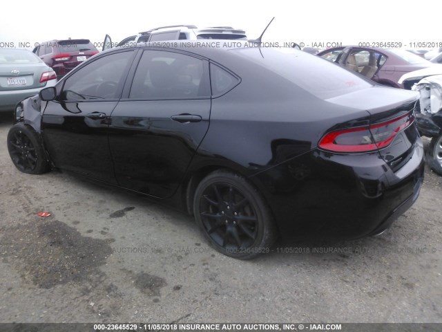 1C3CDFBB6ED677044 - 2014 DODGE DART SXT BLACK photo 3