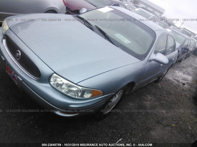 1G4HR54K13U201898 - 2003 BUICK LESABRE LIMITED BLUE photo 2