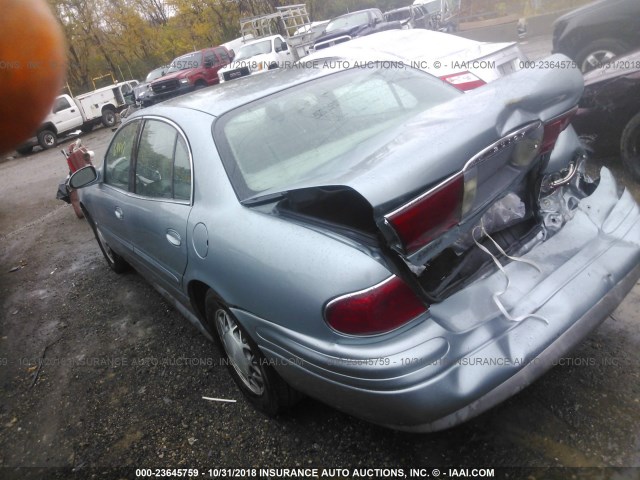 1G4HR54K13U201898 - 2003 BUICK LESABRE LIMITED BLUE photo 3