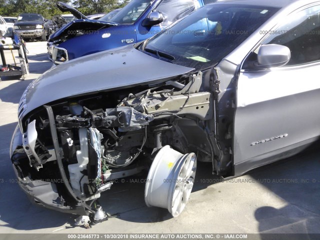 1C4PJLCB4GW179452 - 2016 JEEP CHEROKEE LATITUDE GRAY photo 6