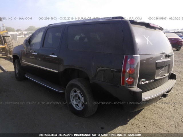 1GKUCMEF8AR273802 - 2010 GMC YUKON XL DENALI BLACK photo 3