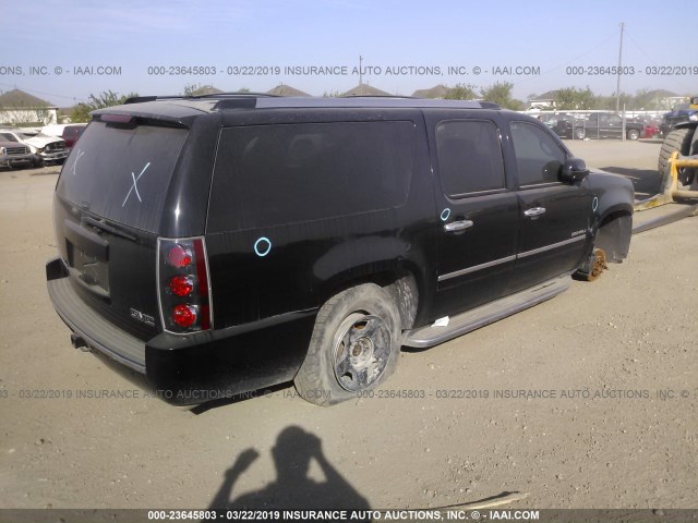 1GKUCMEF8AR273802 - 2010 GMC YUKON XL DENALI BLACK photo 4