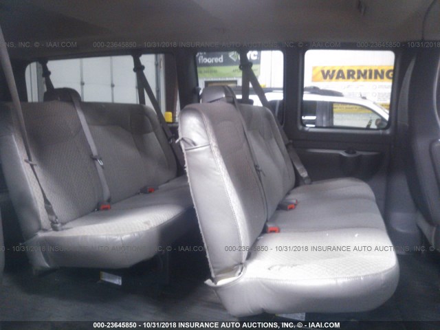 1GNZGZBG5E1117437 - 2014 CHEVROLET EXPRESS G3500 LS SILVER photo 8