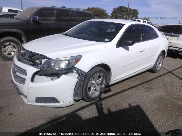 1G11B5SA2DF139463 - 2013 CHEVROLET MALIBU LS 白色 照片 2